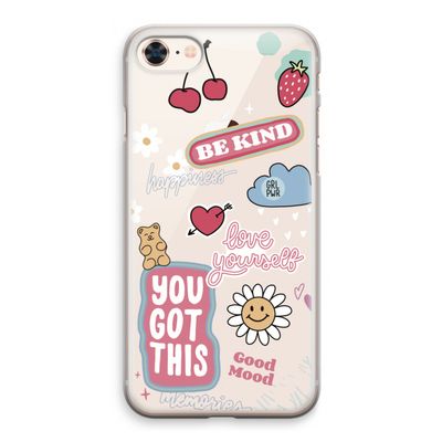 Positivity: iPhone 8 Transparant Hoesje