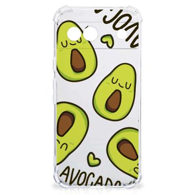 Google Pixel 8A Stevig | Bumper Hoesje | Avocado Singing Google Pixel 8A Stevig | Bumper Hoesje | Avocado Singing