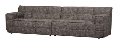 WOOOD 4-zits Bank 'Timor' Chenille, kleur Grafiet