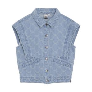 Indian Blue Jeans Zomer gilet meisjes - licht blauw - denim - fancy