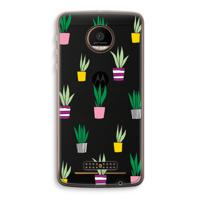 Sanseveria: Motorola Moto Z Force Transparant Hoesje