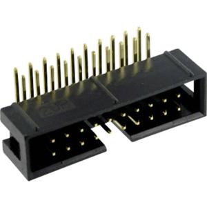 TRU COMPONENTS 1589779 Pinconnector Zonder uitwerphendel Rastermaat: 2.54 mm Totaal aantal polen: 40 Aantal rijen: 2 1 stuk(s)