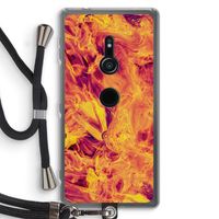 Eternal Fire: Sony Xperia XZ2 Transparant Hoesje met koord