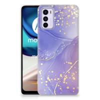 Smartphone hoesje voor Motorola Moto G42 Watercolor Paars