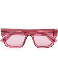 TOM FORD lunettes de soleil Fausto à monture carrée - Rose