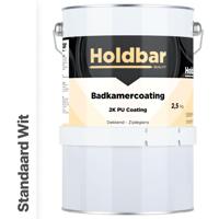 Holdbar Badkamercoating Standaard Wit 2,5 kg