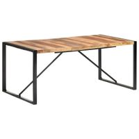 vidaXL Eettafel 180x90x75 cm massief hout met sheesham afwerking - thumbnail