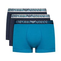 Emporio Armani 3-pack boxershorts trunk blauw mix