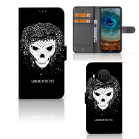 Telefoonhoesje met Naam Nokia X10 | Nokia X20 Skull Hair