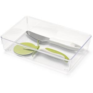 Lade organizer Skuff - transparant - kunststof - 15 x 23 x 5 cm - modulair - ladeverdeler