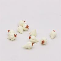 20 stuks/2 zakken 1:12 Mini huis speelgoed simulatie knoflook keuken decoratie (gebroken wit)