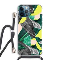 Fantasie jungle: iPhone 12 Pro Max Transparant Hoesje met koord