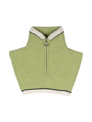 Barrie écharpe en maille à fermeture zippée - Vert