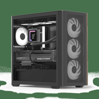 Aerocool D301A V2 zwart/hout
