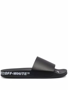 Off-White claquettes Industrial à logo - Noir