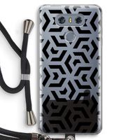 Crazy pattern: LG G6 Transparant Hoesje met koord