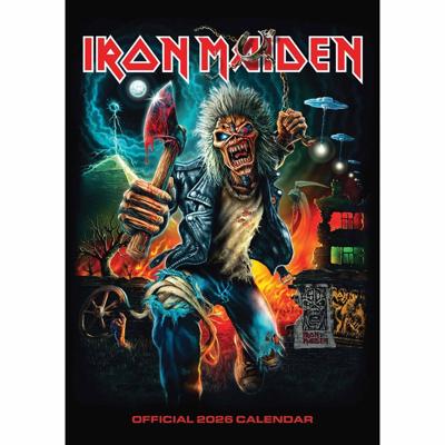 Iron Maiden Kalender 2026 A3