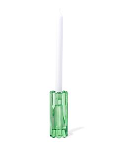 HEMA Kandelaar M Glas Ribbel Groen (groen)