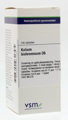 VSM Kalium bichromicum D6 (200 tab)