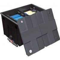 Aquaforte MBF-550 Meerkamerfilter voor Heldere Vijvers met UV-C Compatibiliteit - Eenvoudig Onderhoud Aquaforte MBF-550 Meerkamerfilter voor Heldere Vijvers met UV-C Compatibiliteit - Eenvoudig Onderhoud