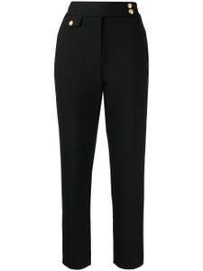 Veronica Beard pantalon court à taille haute - Noir