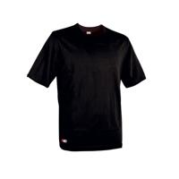 Unisex T-Shirt met Korte Mouwen Cofra Zanzibar Zwart - Maat: L