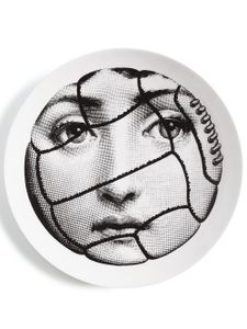 Fornasetti assiette décorative Tema e Variazioni n.117 - Blanc