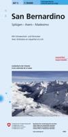 Toerskikaart 267S San Bernardino | Swisstopo