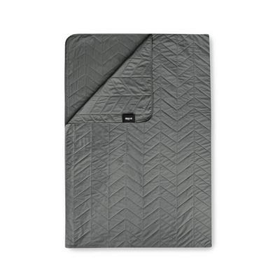 Bedsprei Velvet Prisma Patroon 180x260 Cm Antraciet Anti Allergie Fresh And Co - Dekbed-Discounter.nl