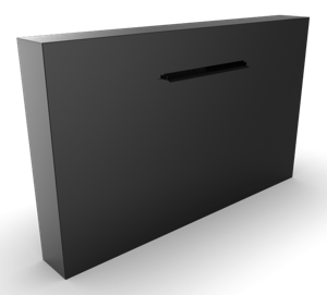 Cascadi Aluminium Watervalelement (naast vijver) Lengte: 2500 Breedte: 250 Hoogte: 1200 - Geroba
