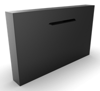 Cascadi Aluminium Watervalelement (naast vijver) Lengte: 2500 Breedte: 250 Hoogte: 1200 - Geroba