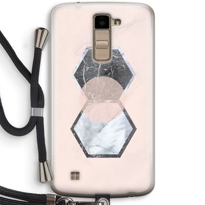 Creatieve toets: LG K10 (2016) Transparant Hoesje met koord