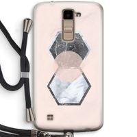 Creatieve toets: LG K10 (2016) Transparant Hoesje met koord