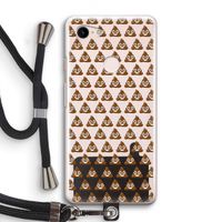 Poop emoji: Pixel 3 Transparant Hoesje met koord