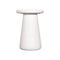 Giga Meubel - Bijzettafel Rond Beige - 35cm - Betonlook - Tafel Romy