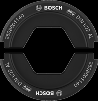Bosch Accessoires PRO Krimpmatrijs | DIN K22 AL | 95 mm/120 mm | Aluminium - 2608001140 - thumbnail