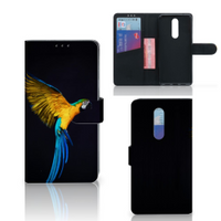 OnePlus 7 Pro Telefoonhoesje met Pasjes Papegaai - thumbnail