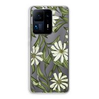 Wit bloemenpatroon: Xiaomi Mi Mix 4 Transparant Hoesje
