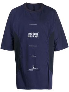 ISO.POETISM t-shirt à logo imprimé - Bleu