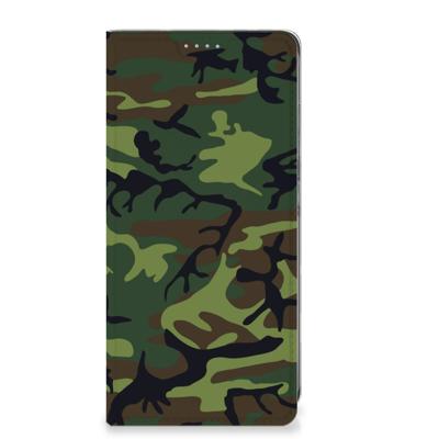 Samsung Galaxy S24 Plus | Hoesje met Magneet | Army Dark