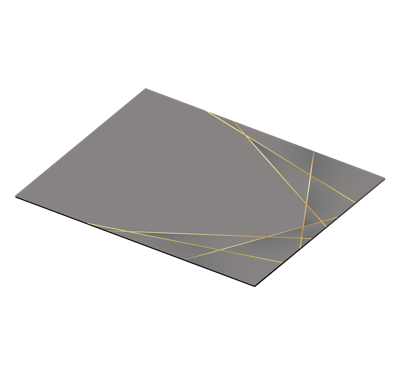 Ronde placemats Grijze toon geometrische vormen