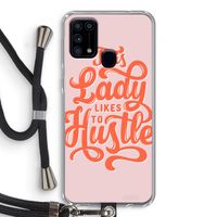 Hustle Lady: Samsung Galaxy M31 Transparant Hoesje met koord