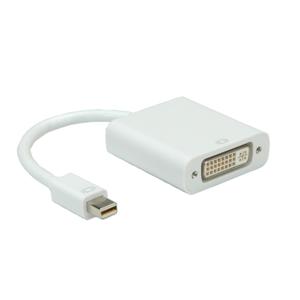 ROLINE Mini DisplayPort-DVI Adapter, Mini DP M - DVI F