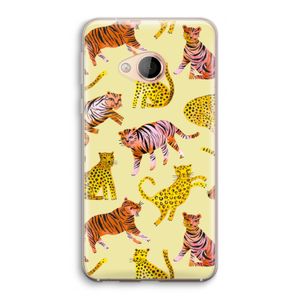 Cute Tigers and Leopards: HTC U Play Transparant Hoesje