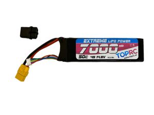 TRC Semi-Softcase Lipo 50c 14,8 Volt 7000mah Met XT90 Stekker & Verloopstekker geschikt voor Traxxas