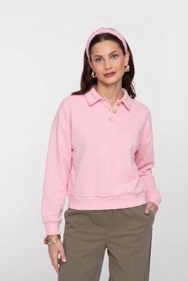 Only Onlagnes L/s Polo Cs Pr Swt 15378310 Sweater Romance Rose Light Gold Buttons