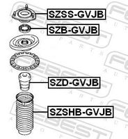 Ophanging, schokdemper SZSSGVJB Ophanging, schokdemper SZSSGVJB