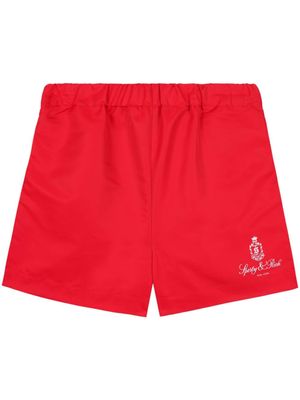 Sporty & Rich pantalon de sport Vendome à logo - Rouge