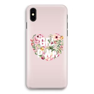 GRL PWR Flower: iPhone X Volledig Geprint Hoesje