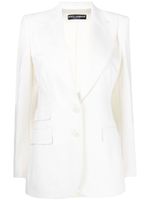 Dolce & Gabbana blazer JacketsTurlington à simple boutonnage - Blanc